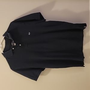 Vineyard Vines black slim fit short sleeve polo - Medium